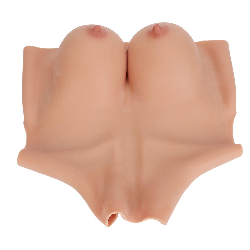 Silikonová prsní destička Lehká hedvábná nit Realistická protetická prsní destička pro polovinu těla