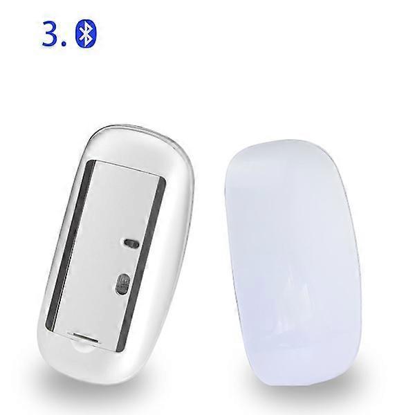 Magic Mouse: Wireless, Bluetooth, Rechargeable. Multi-Touch Surface Thin Magic Mouse Slim Rechargeable Wireless - White