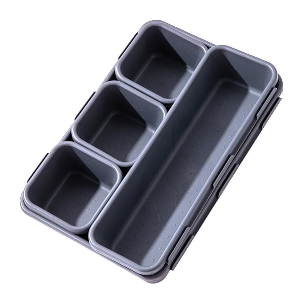 

8 шт. Бытовой ящик-органайзер, держатель для кистей для макияжа, горшок для хранения, пылезащитный настольный ящик для хранения канцелярских принадлежностей для кухни и ванной комнаты