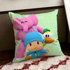 Cartoon Cute PPocoyo Cushion Cover Reversible Soft Durable Pillow Cover Home  Car MultiScene Use for Daily Comfort