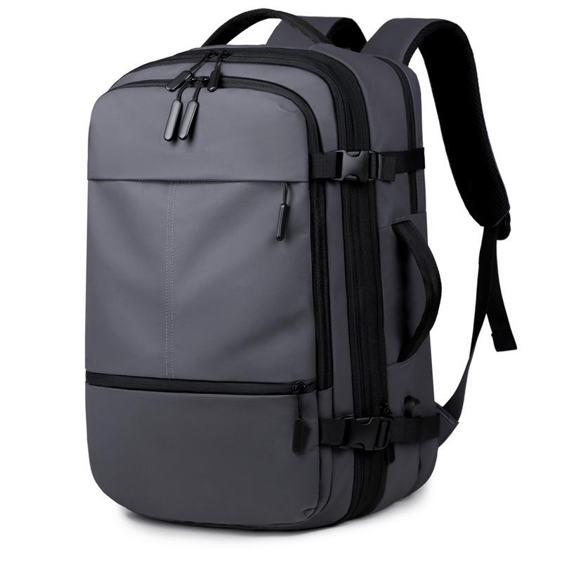 

Men s Waterproof Business Laptop Backpack - Large Capacity, Fashionable & Casual for Travel сірий колір