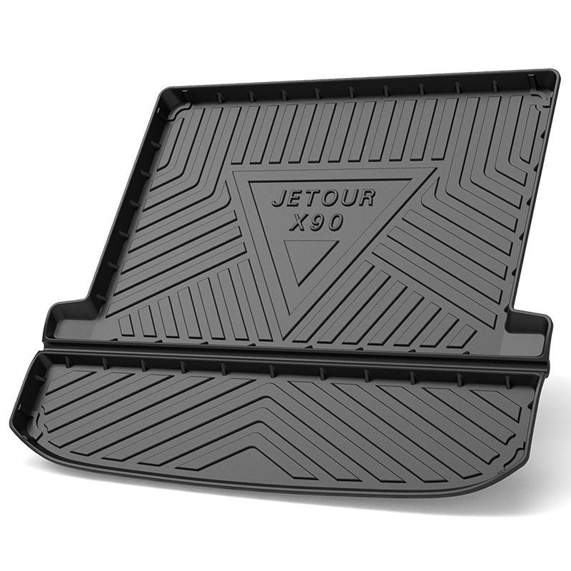 Коврик в багажник Jetour X90 TPE: Защитник багажника автомобиля, изготовленный на заказ Thickened