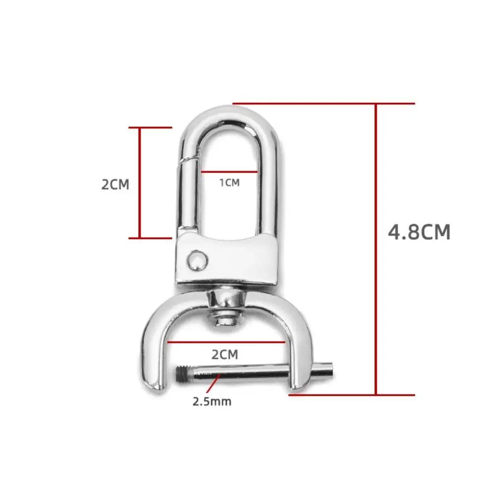 16/20/25mm Bag Belt Buckle Universal DIY Craft Metal Removable Hook Trigger Clip Buckle