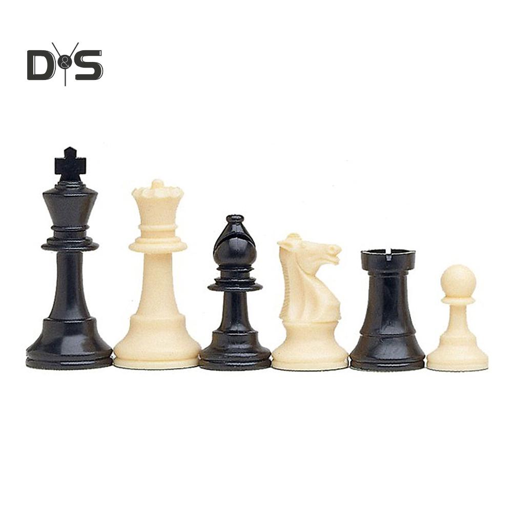 Portable 32 Pieces Intelligence Contemporary Tournament Chess Set Travel Game