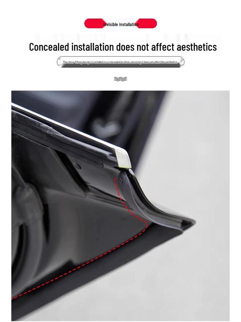Tesla Model Y Waterproof Soundproof Sealing Strip - Noise Reduction & Door Shock Absorber