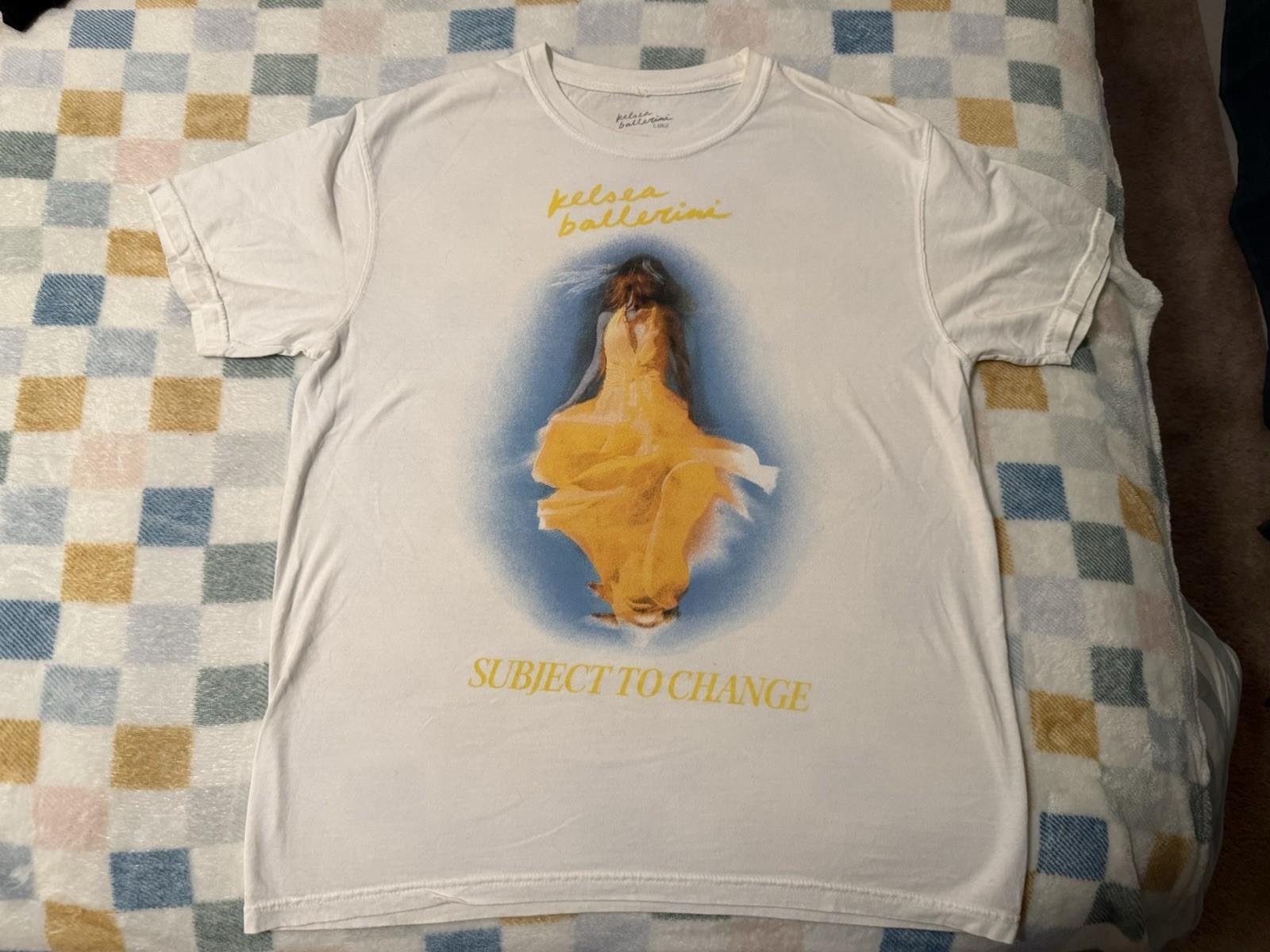 Kelsea Ballerini Subject To Change Tee T-Shirt Large S