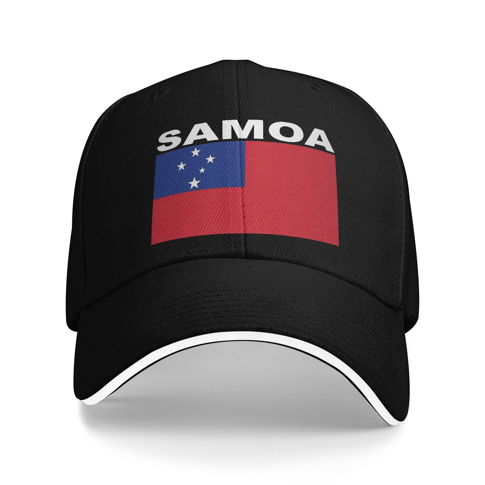 Its in My DNA American Samoa Flag Samoan Baseball Cap  Vintage Trucker Hat Summer Unisex Men Outdoor Sports Baseball Caps One Size