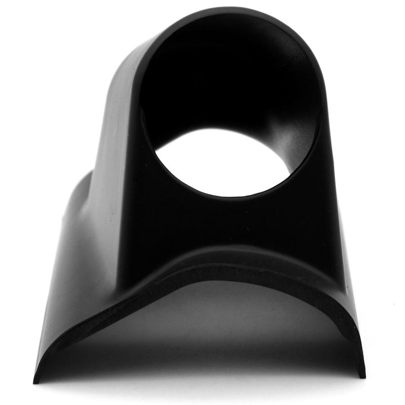 Dragon Gauge Black 2" 52mm Universal A-Pillar Single Hole Dash Gauge Meter Pod Mount Holder Left/Right Hand Drive