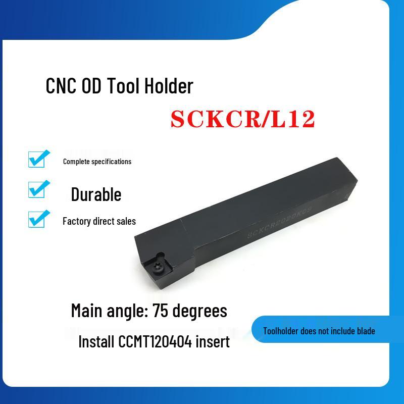 75° External CNC Tool Holder SCKCR/SCKCL 2020K12/2525M12