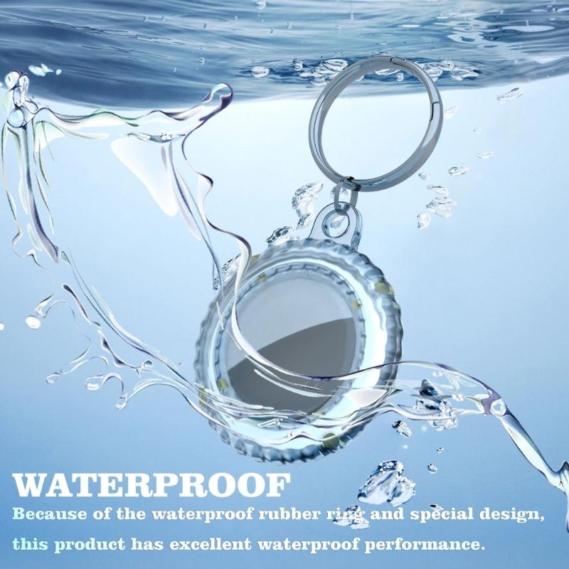 Waterproof Tracker Keychain Holder Case for  ,Full Body Shockproof,Anti-Scratch Locator Cover for Cat,Dog