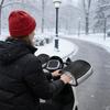 Motorrad Lenkerhandschuhe Reflektierend Universal Winterausrüstung Fäustlinge Wärmere Handschuhe Wasserdichte Handmanschetten Fahrrad Lenkerabdeckung