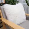 Nordic Australian Long Plush Faux Wool Cushion - Cute Girls' Bedside/Sofa Back Pillow Cover (Insert Not Included)