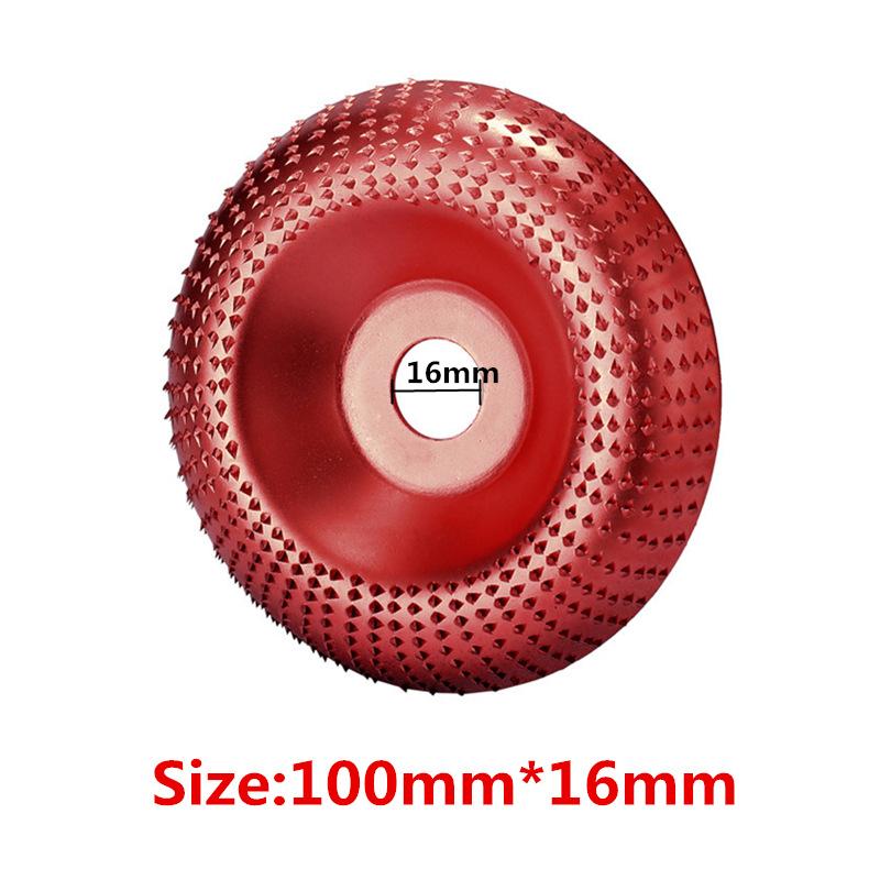 Wood Shaping Sanding Disc, Tea Tray Carving Buffing Pad, Angle Grinder Wood Carving Burr Disc Polishing Wheel