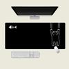 Cute Black Cat Mouse Pad Girl Large Computer Office Game Table Mats XXL Rubber PC Keyboard Mousepad Anti-slip Long Desk Pads