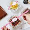 50Pcs Long Label Baking Gift Box Sticker Handmade Tamper Evident Seal Labels  Gift Wrapping