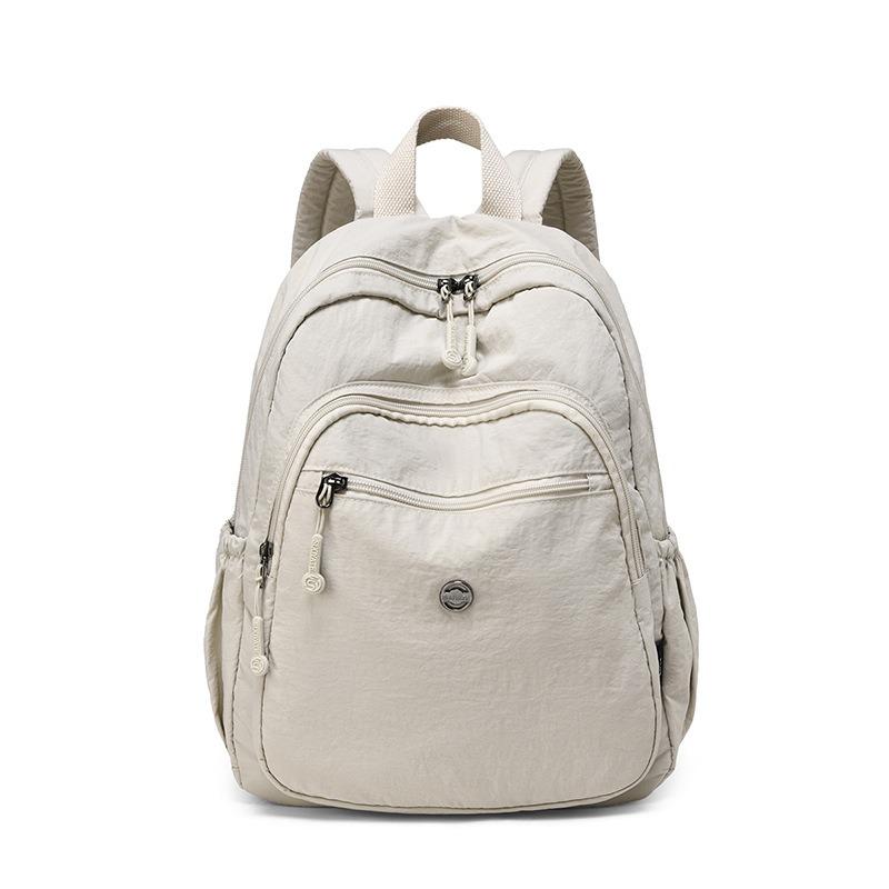 Jesień nowy lekki nylonowy damski plecak o dużej pojemności, modny niszowy plecak damski