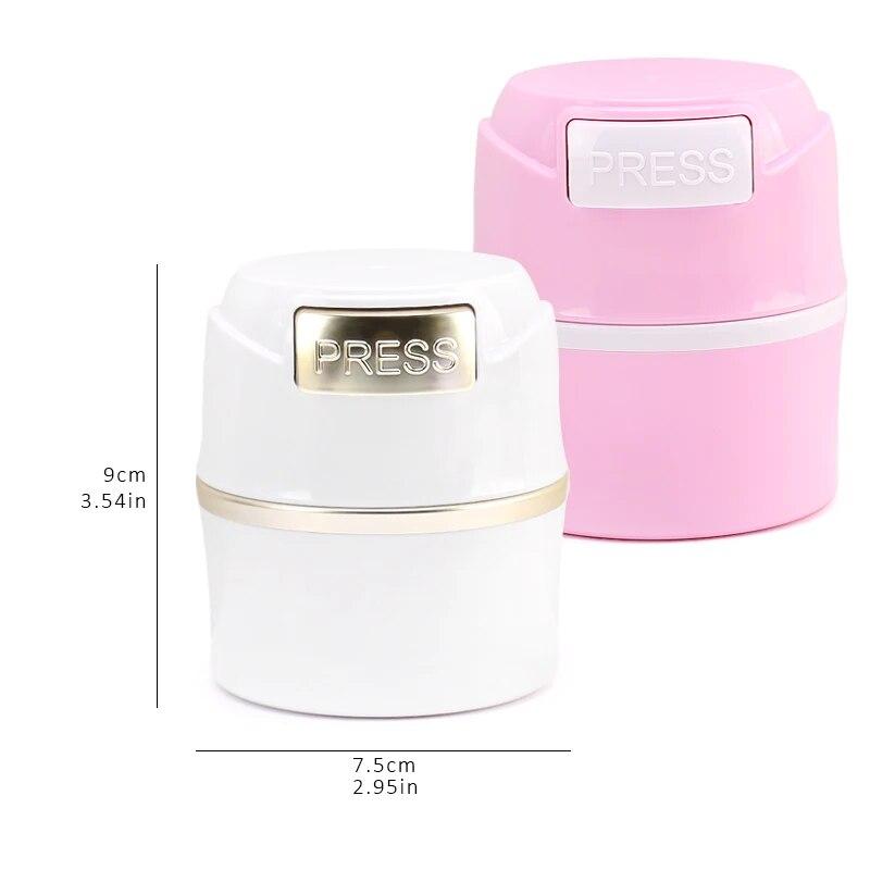 Eyelash Glue Storage Tank Container Adhesive Stand Eyelash Extension Activated Carbon Sealed Storage Jar Makeup Accessories Tool