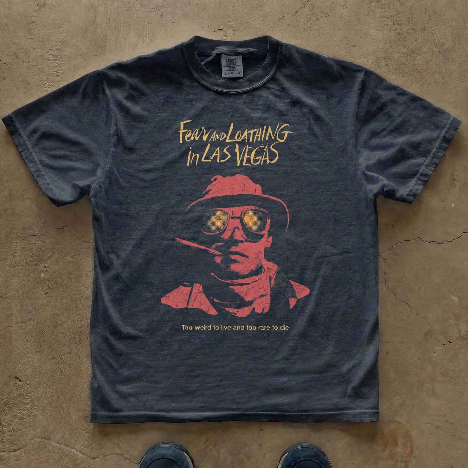 Fear and Loathing in Las Vegas T-Shirt, Vintage Graphic Tee XL