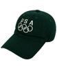 NAVYTEAM Ntv Bc-Olympic Flag Usa Cap-Dark Green