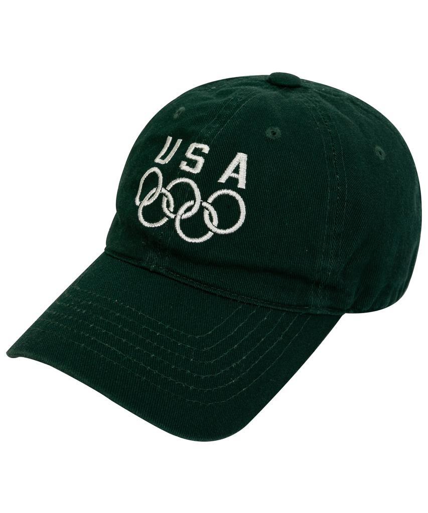 NAVYTEAM Ntv Bc-Olympic Flag Usa Cap-Dark Green