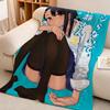 Anime N-Nagatoro S-San Throw High-Density Short Plush Blanket Soft Skin-Friendly for Sofa Nap Air-Conditioned Room