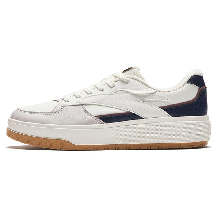 

Anta Slip Resistant Abrasion Resistant Low top Skateboard Shoes Men s White Gray Blue 912348013-2 40.5