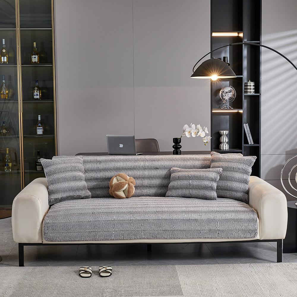 

Кролик плюшевый Four Seasons универсальная диванная подушка новый утолщенный нескользящий простой современный усовершенствованный стиль диванный чехол полотенце 70x70