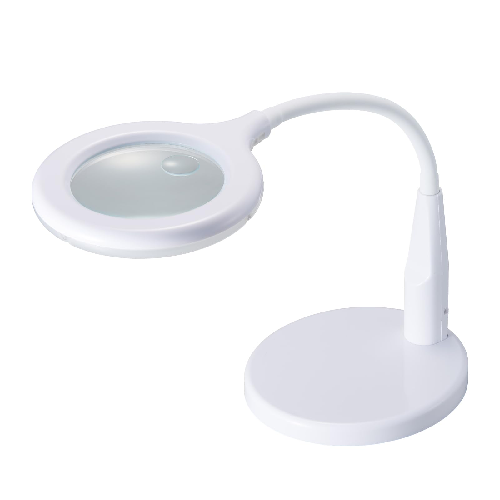 

HOZAN Светодиодная настольная лупа с гибким кронштейном и крышкой объектива, Подставка, Кронштейн, Компактная, В комплекте, L-660 белый