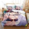 Cool Kyaru Princess Connect Re:Dive Bedding Set Duvet Cover + 2 Pillowcases Cat Ears Thief Cute Anime Girl Bedroom Decor