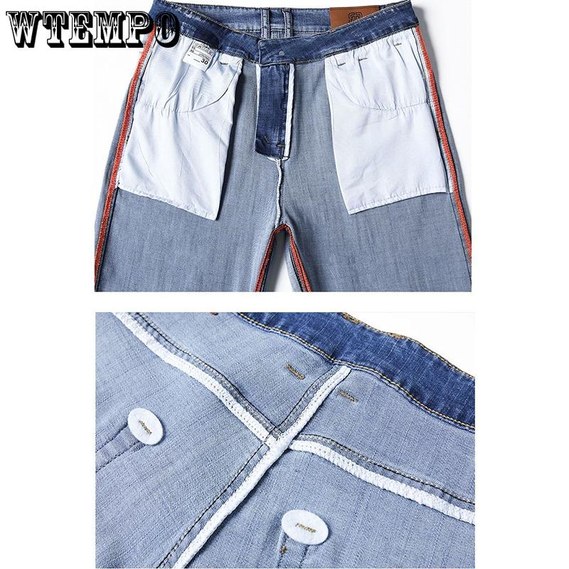 Men's Jeans Loose Straight Pants Elastic Hundred with Large Size Casual Pants Fashion Simple Large Size Jeans