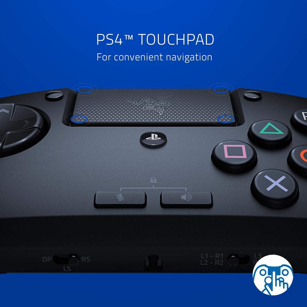 Razer Raion Fightpad for PS4 Controller for Fighting Games Akecon Design Compatible with PS4 PS5 PC Authorized Distributor Guaranteed [Japanese