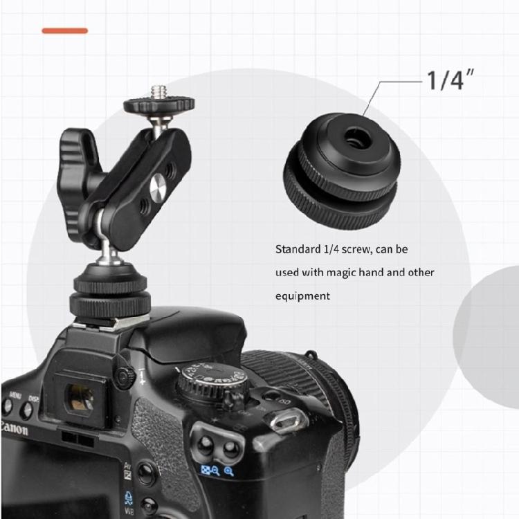 Universal Cold Shoe Adapter for DSLR Cameras Connect Flash and Microphones Easily Quick Release Adapter Converters