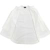 Giorgio Armani Beautiful Collarless Blouse Top for Women, White, Size 36, 0SHCCZ14TZ350 Tops 36 whiteUsed