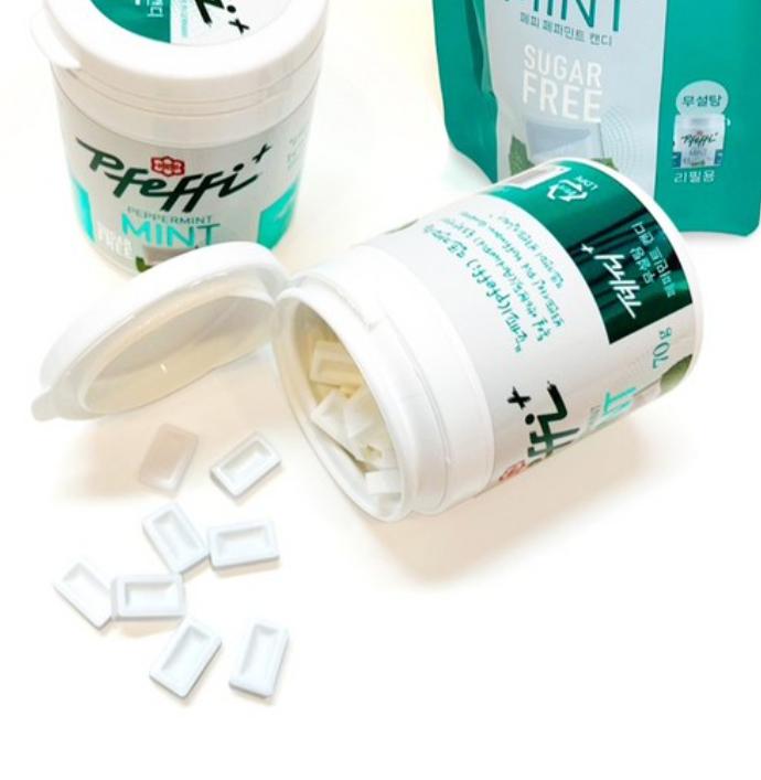 Classic German Sugar-Free Mint Candy for Extra Freshness