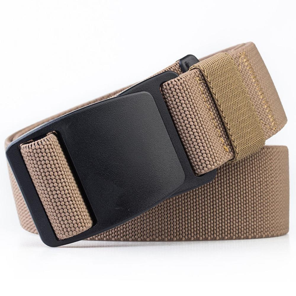 Quick Release Plastic Buckle Waistband Adjustable Weave Waist Band Fashion Canvas Strap