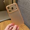 Transparent Case For iPhone 17 Pro 16 15 14 13 12 Pro Max Air Plating Frame Lens Film Protection Anti-fall Hard Clear Cover