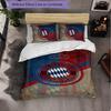 Bayern Munich Themed Bedding 3Pcs Duvet Cover Set Decorative Bed Linen For Teen Room Home Decoration