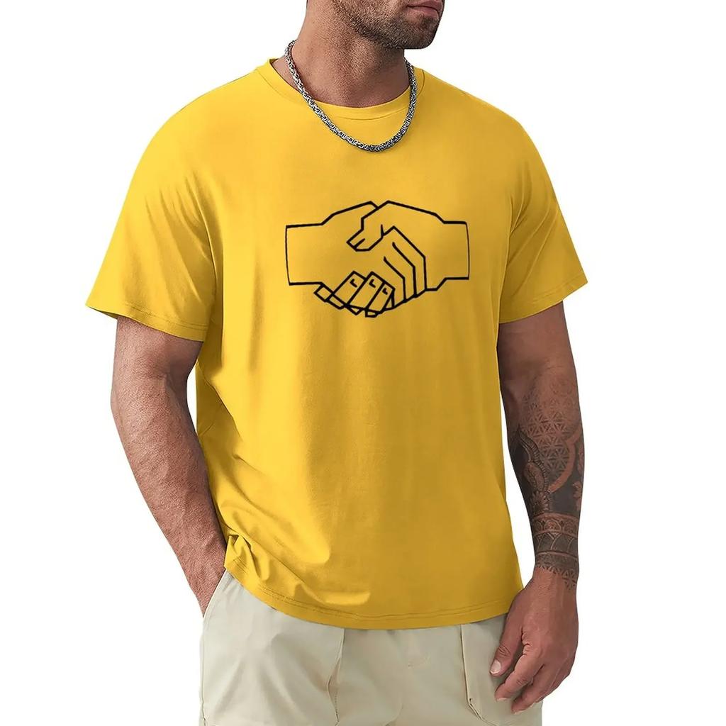 Handshake or friendship T-Shirt aesthetic clothes cute clothes anime clothes black t-shirts for