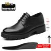 Nuove Scarpe Brogue di Lusso da Uomo in Pelle con Rialzo Scarpe da Uomo Aumento di Altezza Soletta 8cm/10cm Nere Formale Business Matrimonio Lavoro Scarpe da Uomo