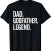 Papa Patenlegende - Vintage Distressed Bold Grafik T-Shirt