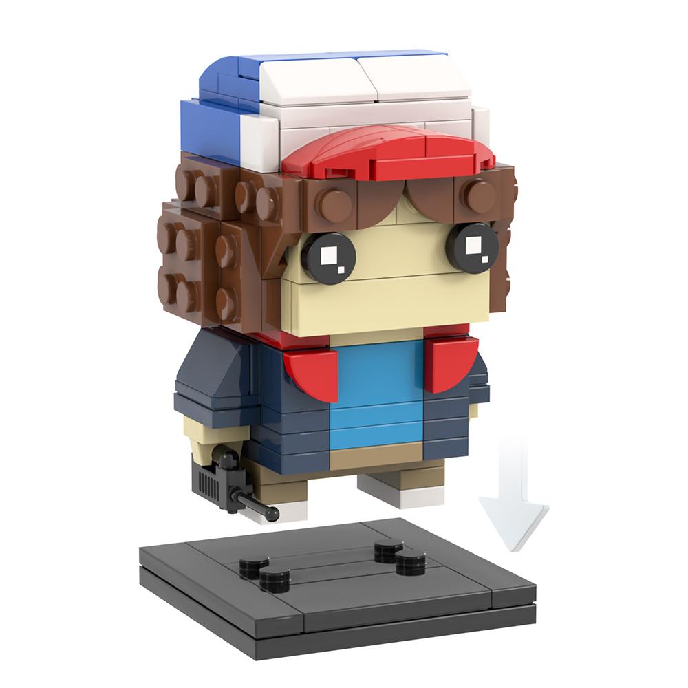 Horror Action Movie TV Stranged Figure Brick DIY Building Block Monster Creative Cheap MOC Toy Halloween Gift For Adult Children
