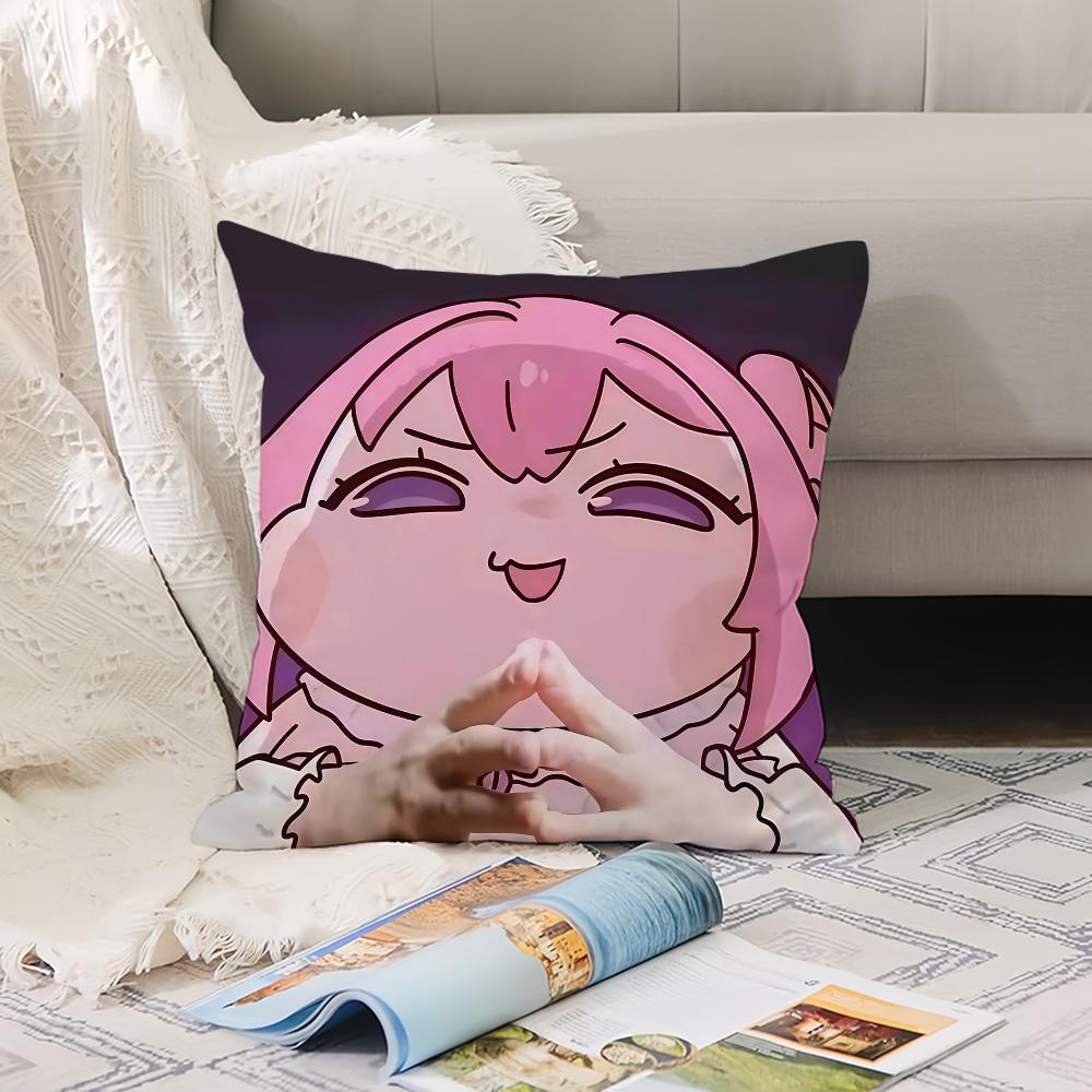 Cartoon Cute Game D-Doro Pillow Case Office Cushions Suitable For Sofa Car Bedroom Decorative Cushion Cover