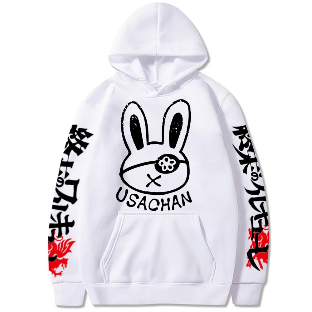 Kawaii Manga Record Of Ragnarok Usachan Anime Bluza Długi Rękaw Sweter Harajuku Mężczyźni Kobiety Sam Oversized Casual Bluzy z Kapturem