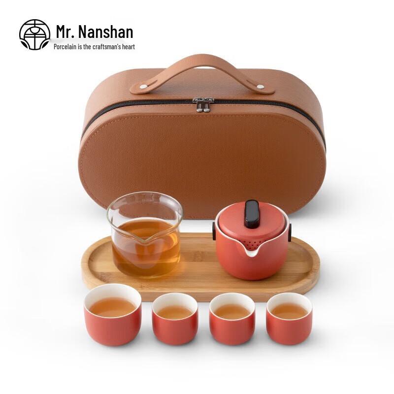 Nanshan Sir Portable Kung Fu Tea Set with Tea Tray