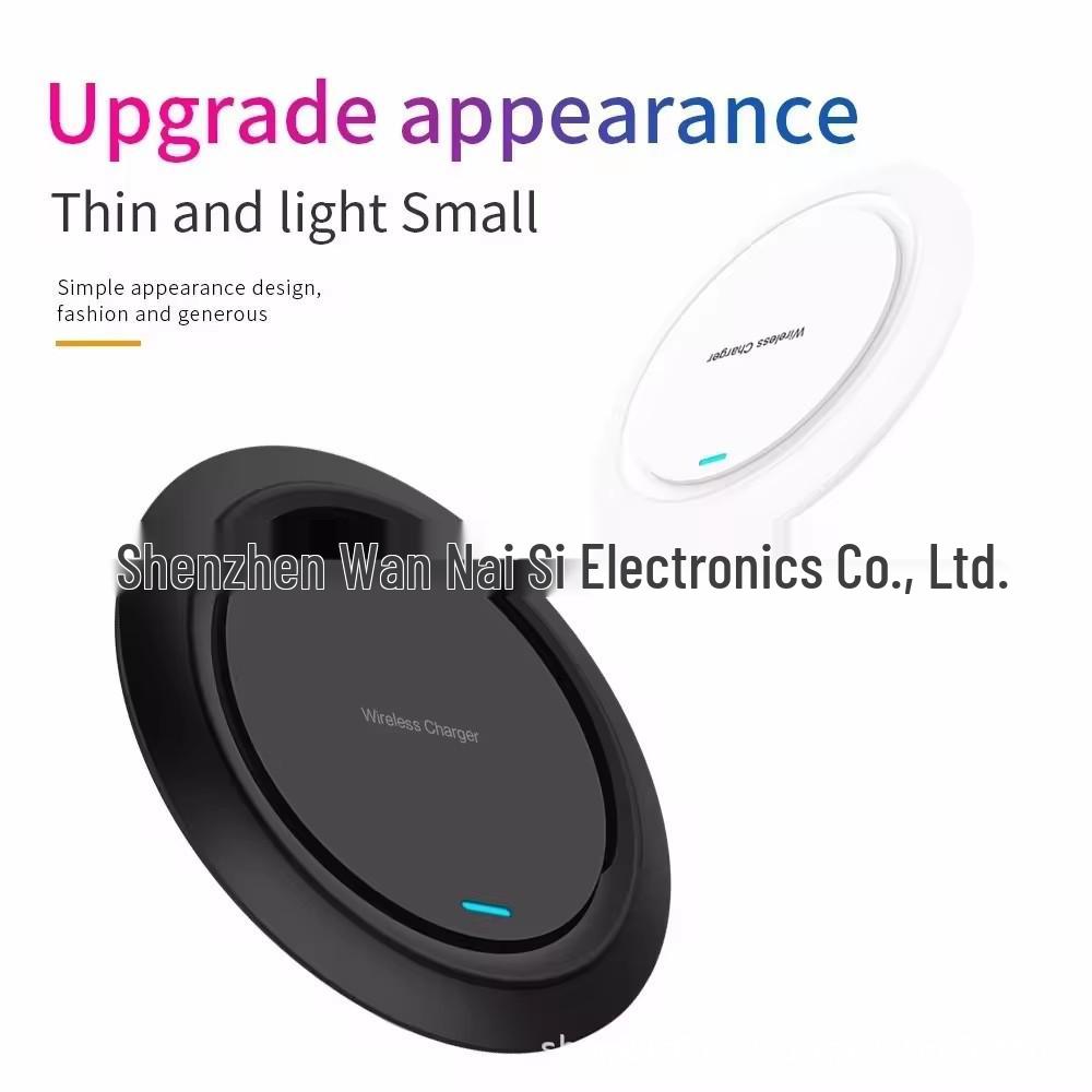 15W Fast Wireless Charger - Round Disc Q18 