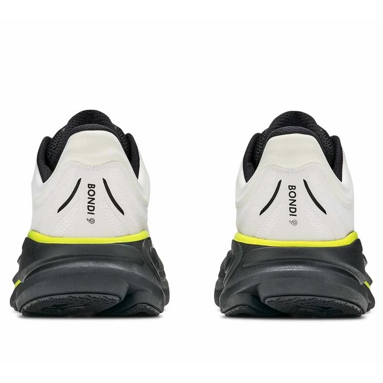 HOKA Bondi 9 White Citrus Men Sneakers 1162011-WTCT