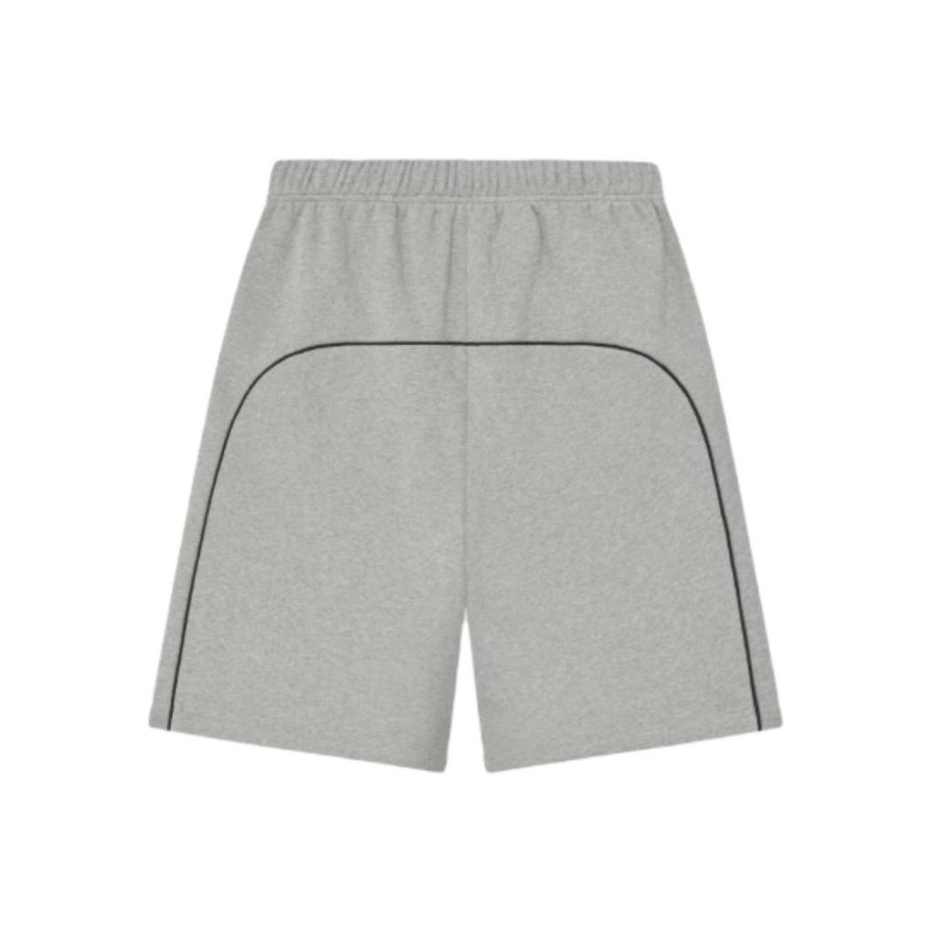 Fear of God Essentials Relaxed Fleece Sweatshort With Piping Concrete Heather/Black Men Bottoms Grey 160SP254555F