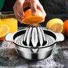 304 Stainless Steel Thickened Hand-Press Juicer for Lemons and Oranges with Customizable Logo
