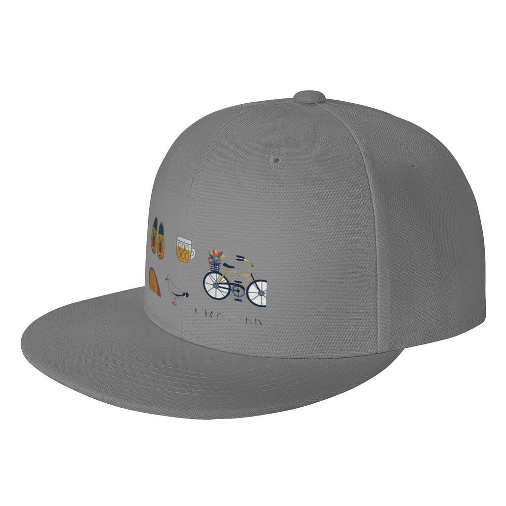 Fashion Amsterdam puns Flat Brim Sun Hat Campus Outfits Sun Visor