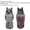 Cross-Border Owl: Outdoor Bird-Scaring, Rodent-Repelling Resin Ornament with Head Movement